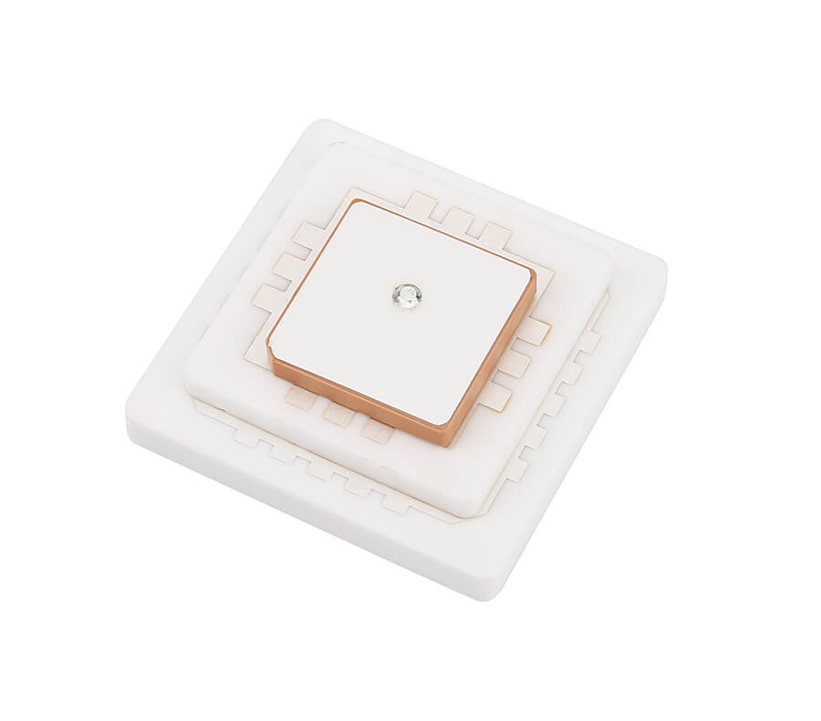 北斗一代收發北斗二代接收疊層陶瓷天線