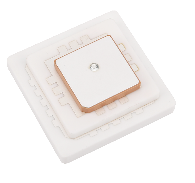 北斗一代收發二代接收疊層陶瓷天線